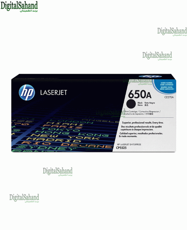 کارتریج تونر HP 650A BLACK